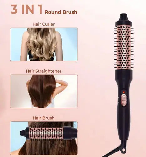 3 In 1 Hair Straightener Curler And Ionic Hair Dryer